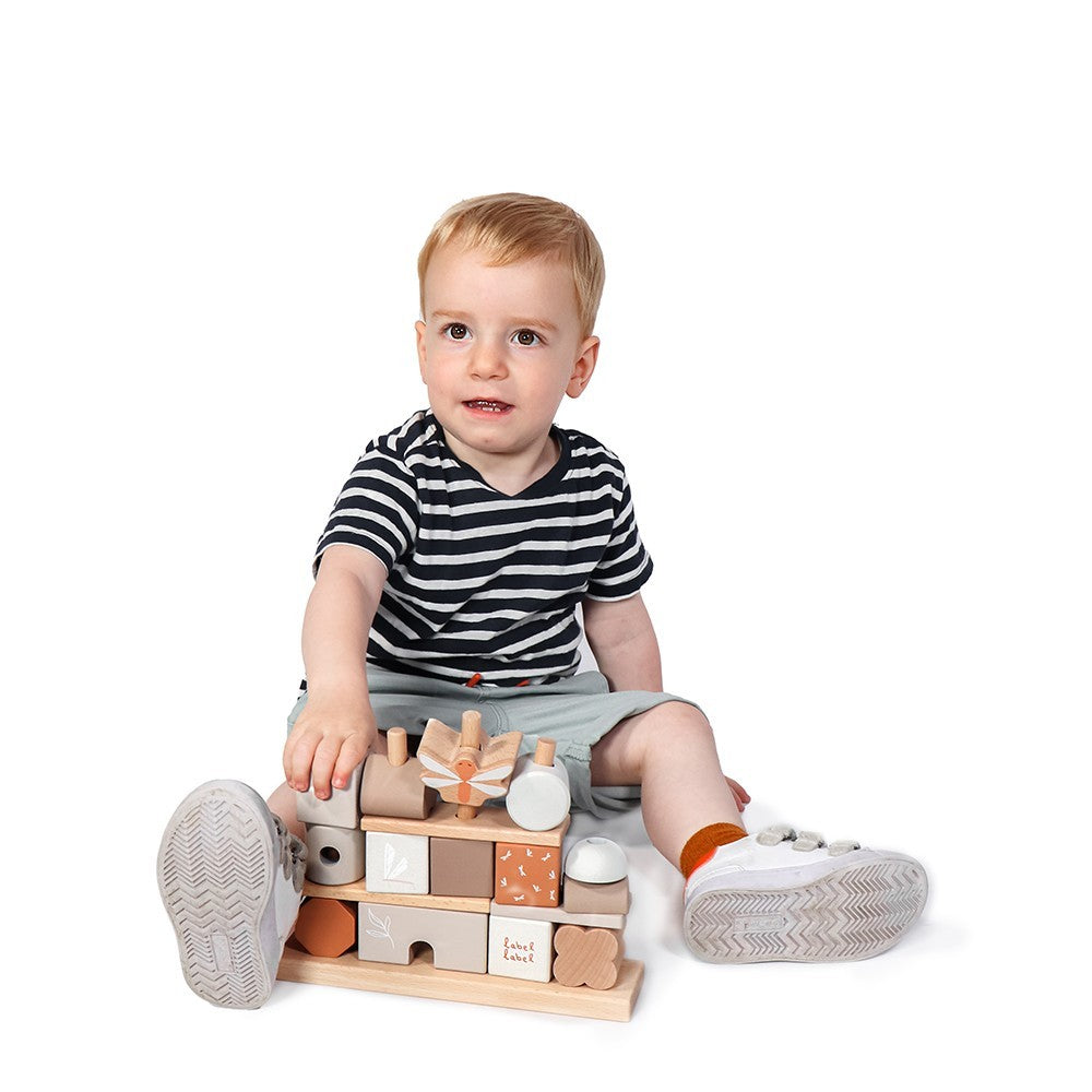 label label Stapelhaus beige