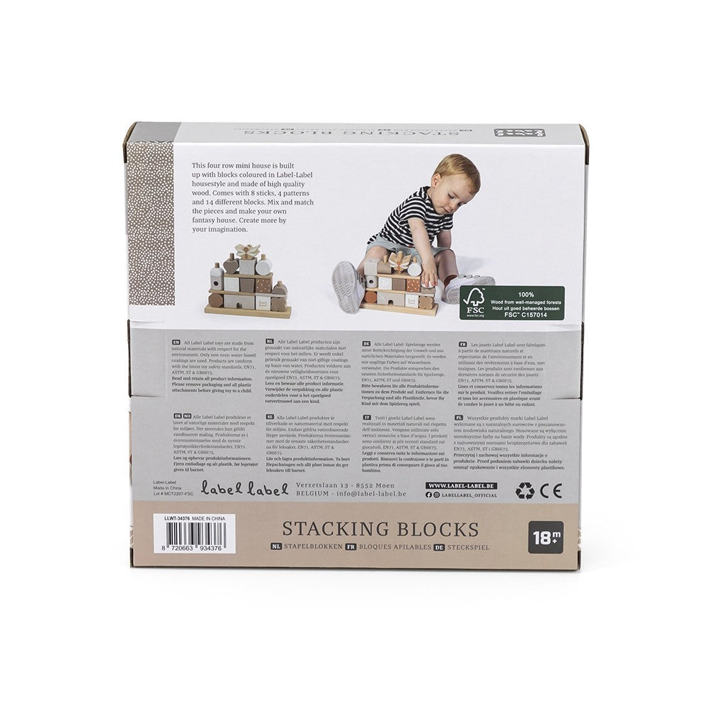 label label Stapelhaus beige