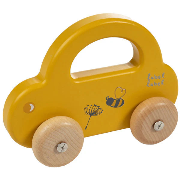 label label Holzauto