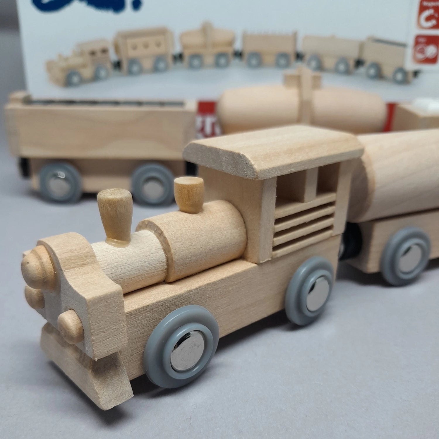 smallfoot magnetische Holzeisenbahn